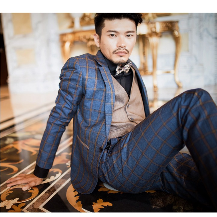 【Pierre Regent】韓版牛仔大格西服-租西裝 (1)-enw5p.jpg